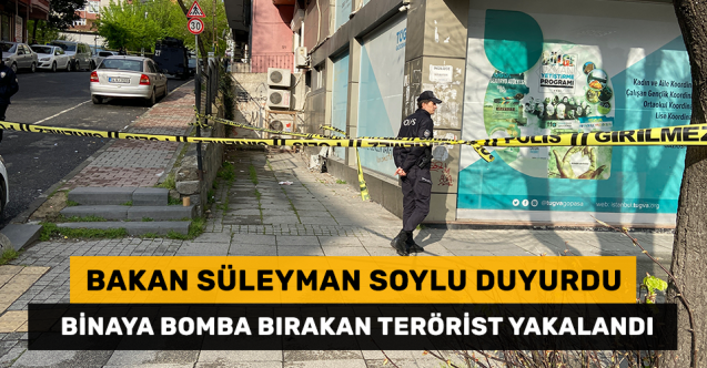 TÜGVA binasına bomba bırakan terörist yakalandı